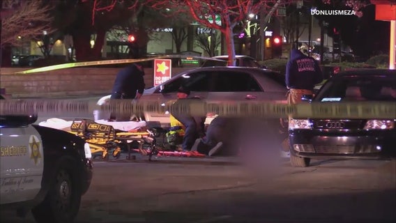 Man killed after gunfire erupts at Carl’s Jr. parking lot in Palmdale; suspect at large