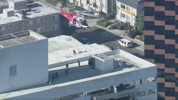 Authorities continue to investigate 'suspicious' fire at West L.A. high-rise