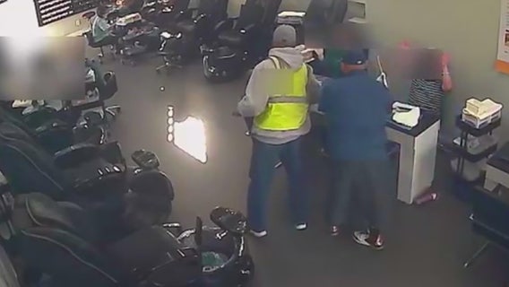 LAPD seeks public's help identifying nail salon bandits wanted in string of robberies