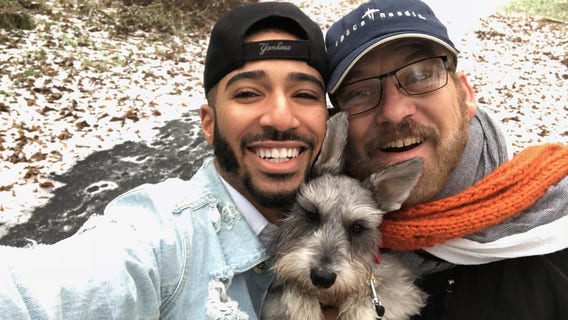 Dad celebrates Wednesday's Child adoption