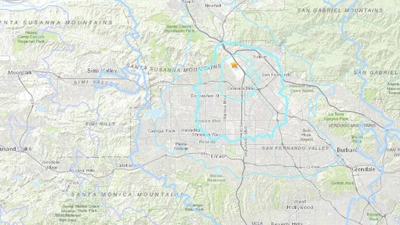 Granada Hills earthquake rattles Southland overnight