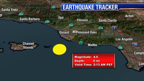 Preliminary 4.0-magnitude quake rattles SoCal