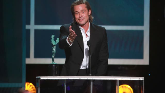 Brad Pitt moved by SAG win