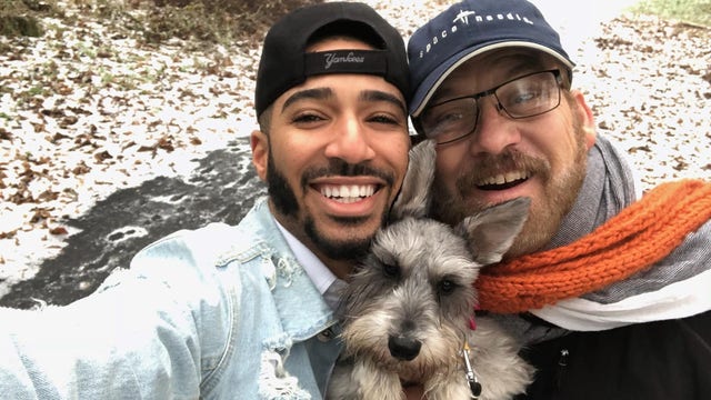 Dad celebrates Wednesday's Child adoption