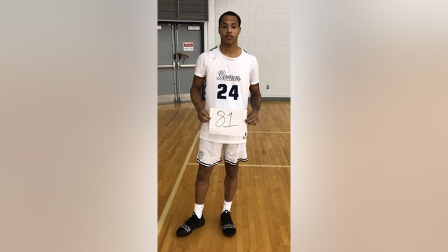 College basketball player drops 81 points in a game to honor Kobe Bryant