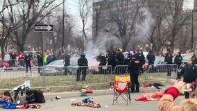 2 in custody after police chase along Chiefs’ Super Bowl parade route