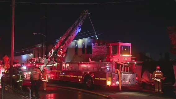 'Suspicious' two-alarm fire ignites at vacant commercial building in Cudahy