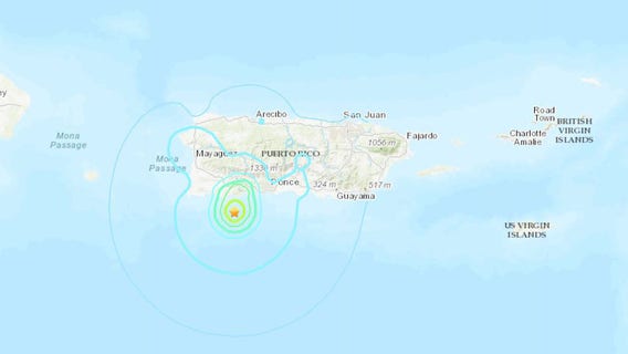 5.0 magnitude earthquake strikes off coast of Puerto Rico