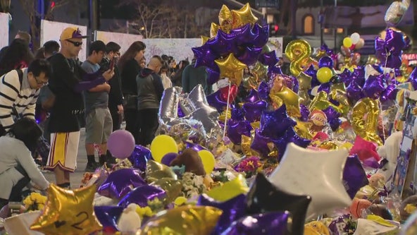 Kobe memorials at Staples Center