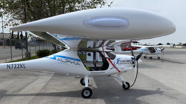 Future in ride-sharing: Compton experimenting with electric plane