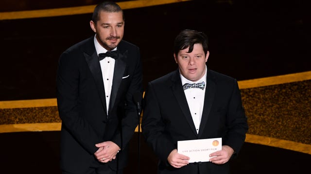 Actor Zack Gottsagen makes history as first Oscar presenter with Down syndrome