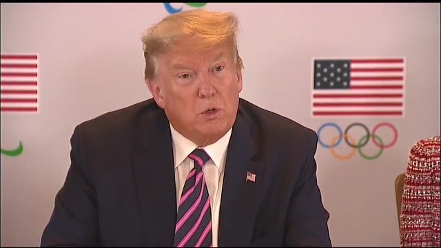 Pres. Trump responds to immigration, homeless situation in visit to LA