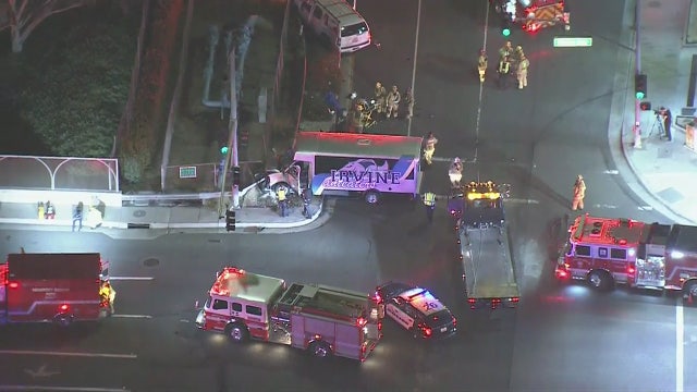 Students injured after suburban collides with school van