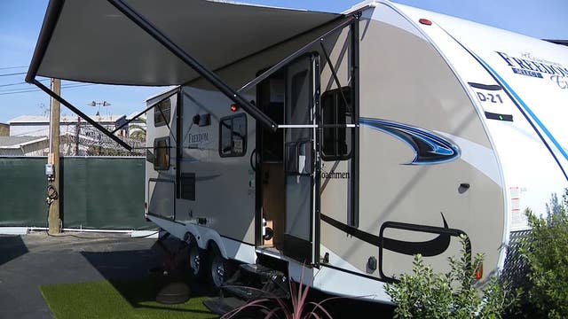 South Los Angeles receives 10 trailers for homeless families from state