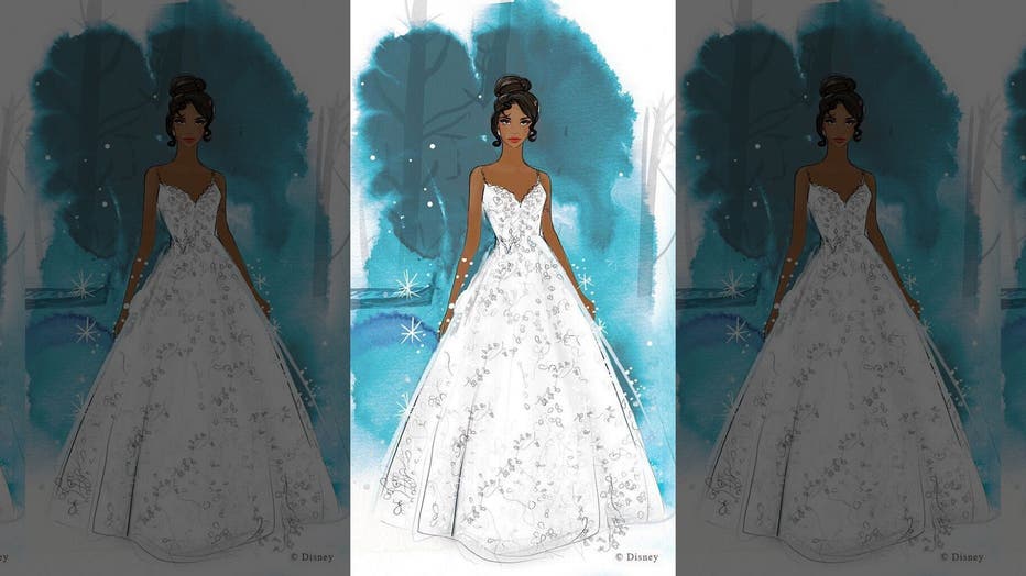 disney princess inspired wedding dresses