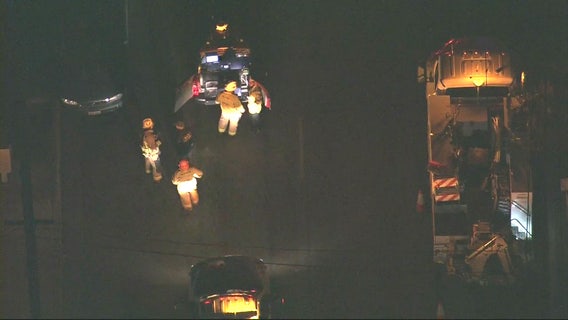 Residents displaced after power goes out, underground water leak damages gas line