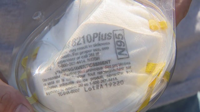 Coronavirus worries resulting in low supplies of N95 masks