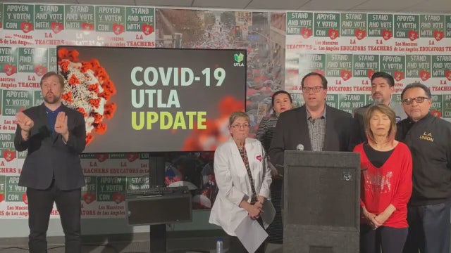 LA Teachers Union calls for immediate school closures amid coronavirus concerns