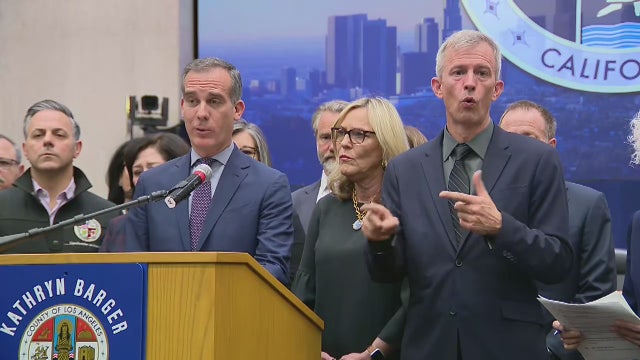 Los Angeles Mayor Eric Garcetti announces new policies in response to coronavirus concerns
