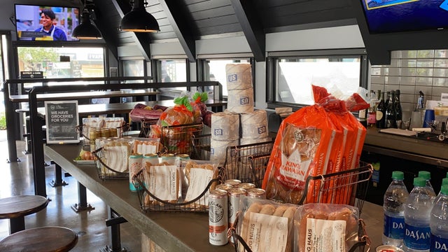 Dog Haus restaurant opens market to sell essential items during pandemic