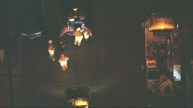 Residents displaced after power goes out, underground water leak damages gas line