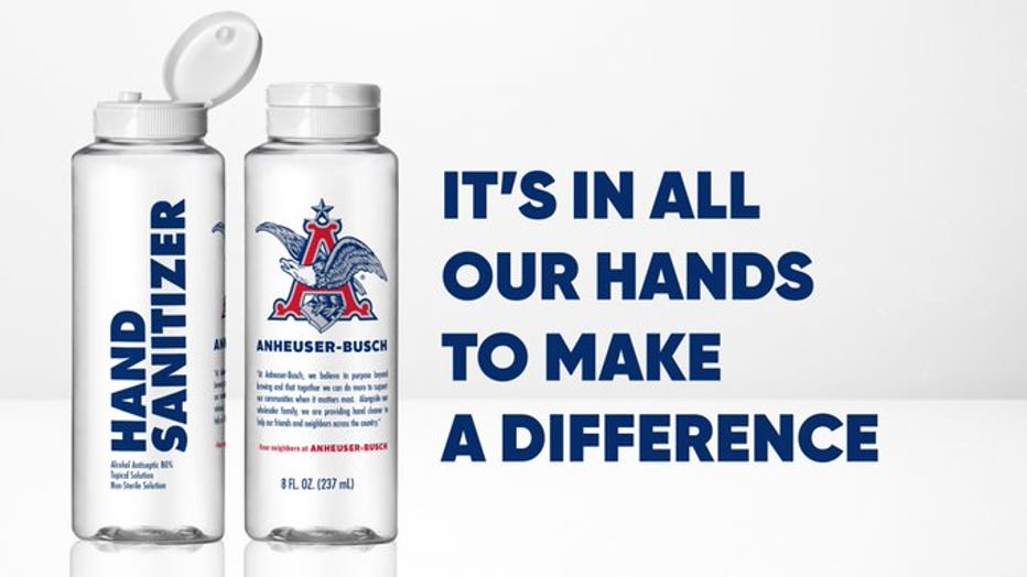 Anheuser-Busch Hand Sanitizer - Horizontal