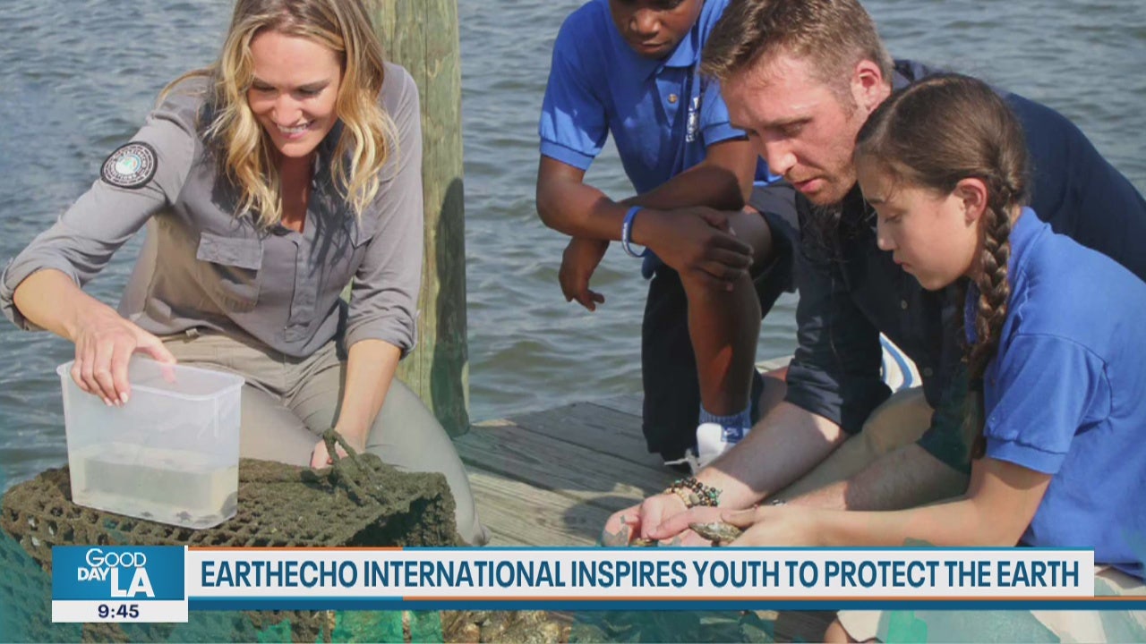 Philippe and Ashlan Cousteau celebrating Earth Day from home