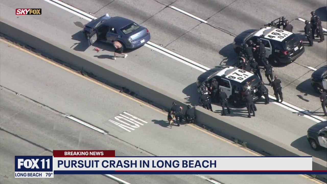 Suspect Taken Into Custody After Leading Officers On Pursuit Fox 11 Los Angeles