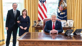 Santa Clarita couple meets with President Trump after battle with COVID-19