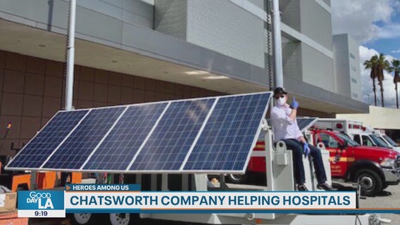 Heroes Among Us: Chatsworth company loans mobile solar trailers to hospitals