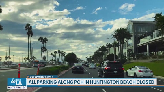 All parking along PCH in Huntington Beach to close to help slow coronavirus spread
