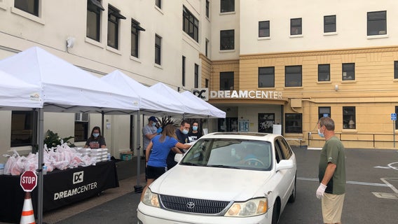 Heroes Among Us: Echo Park's Dream Center ramps up food distribution services