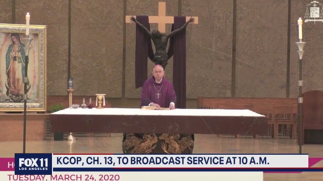 KCOP Ch. 13 to broadcast Sunday mass service at 10 a.m.