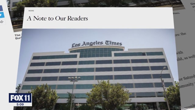 Journalists face local newspaper layoffs as 3 L.A. Times community papers fold