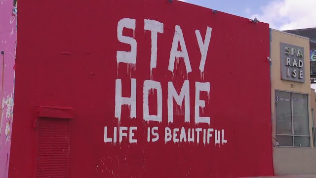COVID-19-themed murals bring hope to LA