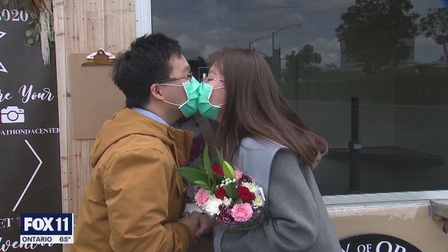 Marriage COVID-19 style: Couples say 'I Do' again in Orange County