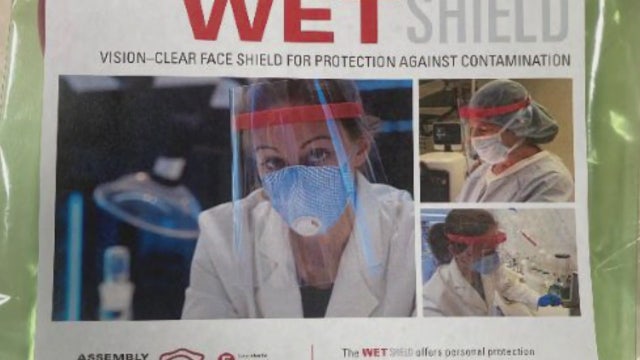 Local company pivots to make much-needed 'face shields'