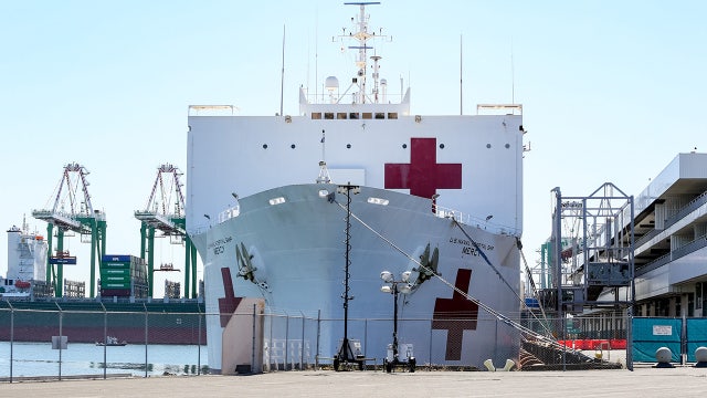 Navy hospital ship in Los Angeles might scale back mission