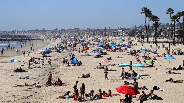 Gov. Newsom announces temporary hard closure of Orange County beaches
