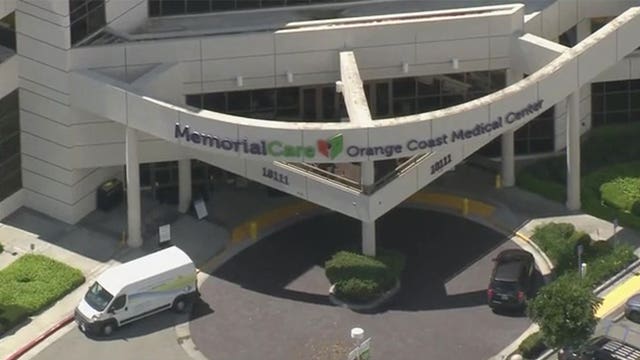 Suspect detained at Orange Coast Medical Center after seen firing flare gun