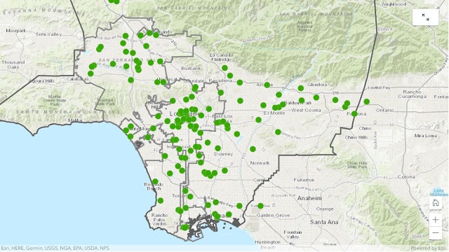Los Angeles Controller expands food pantry map to include county locations
