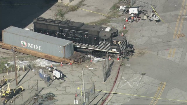 Train engineer arrested for purposely derailing train near 'Mercy' hospital ship at Port of LA