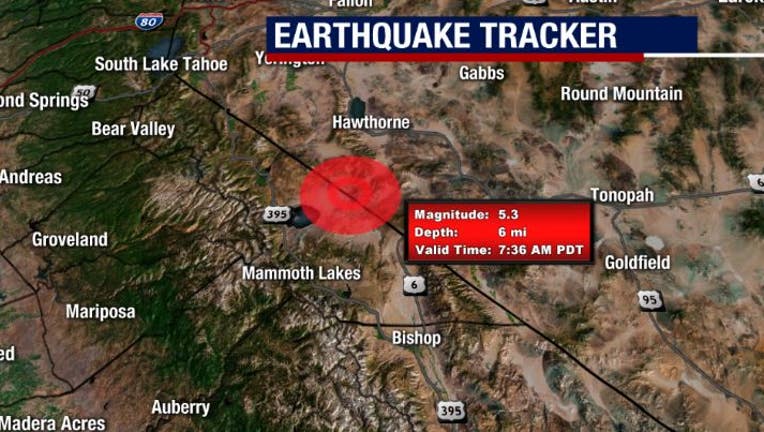 5.3 magnitude earthquake strikes near California-Nevada ...