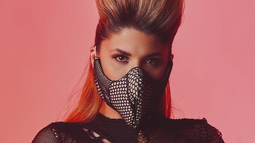 Masks are high fashion for LA designer