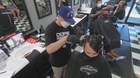 Laguna Hills barber shop opens early, defying state order