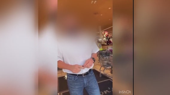 Woman refusing to wear face covering at grocery store caught on video