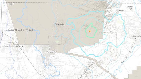 3.6-magnitude earthquake strikes near Ridgecrest area