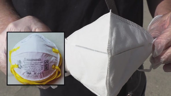 FOX 11 confronts man selling fake N95 masks in DTLA for quadruple current market value