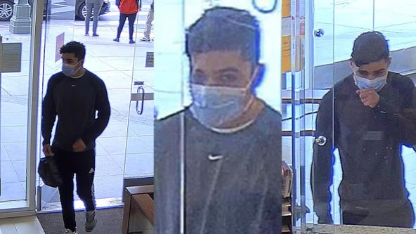 Bank robbery suspect sought by LAPD