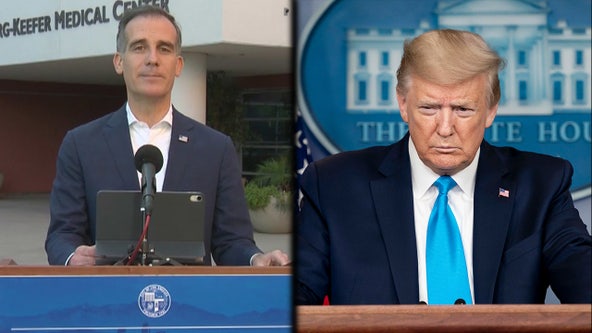 Trump administration sends warning letter to Garcetti over COVID-19 laws